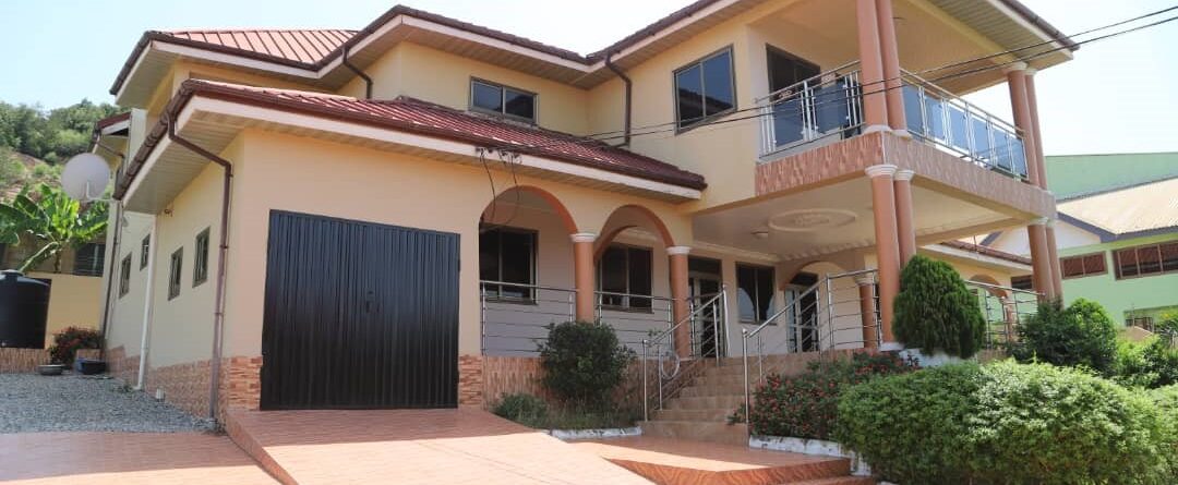 Exterior building view of Emmaudy Residence Mountain View Weija Accra
